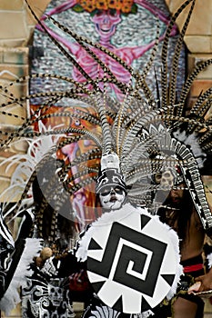 Aztec dancer