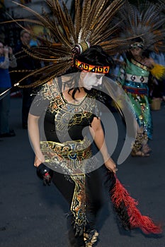 Aztec dancer