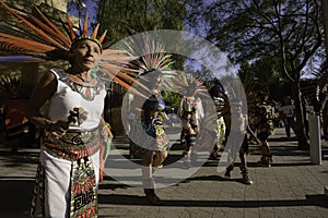Aztec dancer