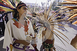 Aztec dancer