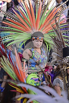 Aztec dancer