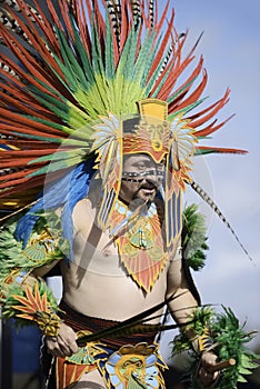 Aztec dancer