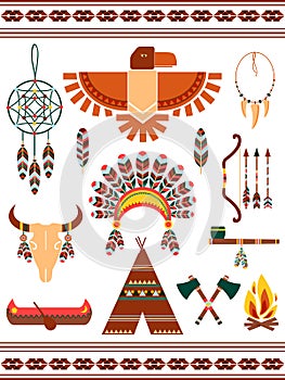 Aztec decorative elements