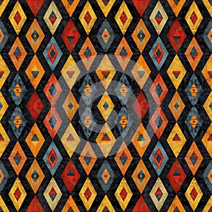 Aztec Fabric with Triangular seamless pattern