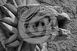 Aztec god known as quetzalcoatl, mexico city, mexico. VII