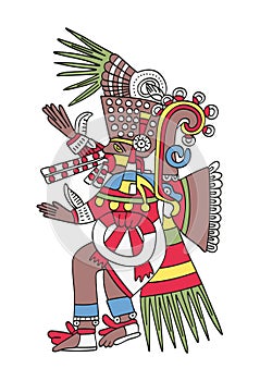 Aztec god Tezcatlipoca, the Smoking Mirror photo