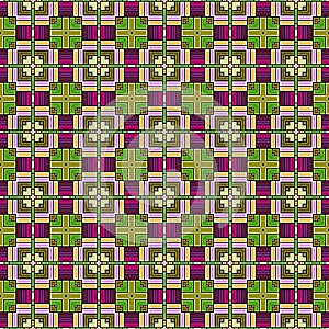Aztec or Inca Themed Seamless Background
