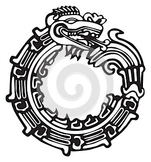 Aztec Maya Dragon - Great for tatto art photo