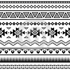 Aztec mexican seamless pattern photo