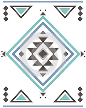 Aztec pattern abrstrac