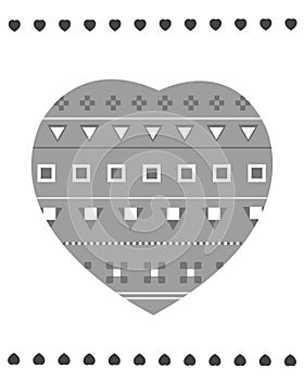 Aztec pattern abrstrac