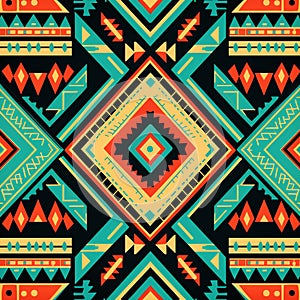 Aztec Patterns background, design seamless pattern
