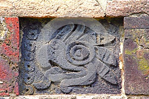 Aztec symbol for eagle, tlatelolco mexico city, mexico. I