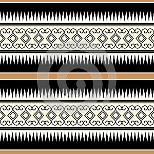 Aztec tribal seamless pattern vector illustration ready for fashion textile print