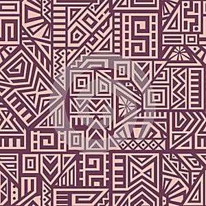 Aztec Vector Seamless Pattern