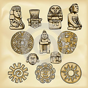 Aztecs illustration