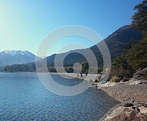 Azul lake in Neuquen Argentina