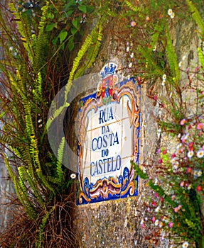 Azulejo in Portugal photo