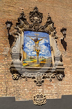 Azulejo showing Jesus photo