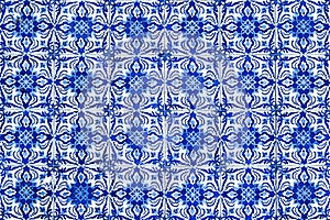 Azulejos, traditional Portuguese tiles photo