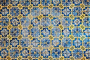 Azulejos, traditional Portuguese tiles photo