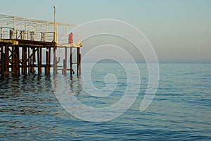 Azure coast of Abkhazia.