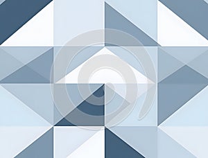 Azure Elegance: Artistic Light White Triangle Background