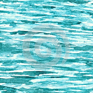 Azure Sea Waves as Natural Abstract Background