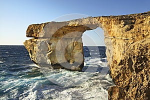 Azure Window on Gozo island. Dwejra Bay. Malta