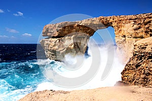 Azure Window in Gozo, Malta