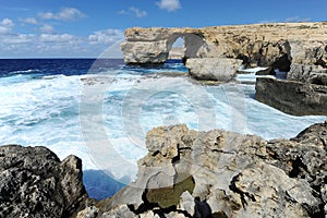 Azure Window in Gozo, Malta