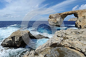 Azure Window in Gozo, Malta