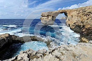 Azure Window in Gozo, Malta