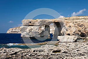 Azure Window on island Gozo
