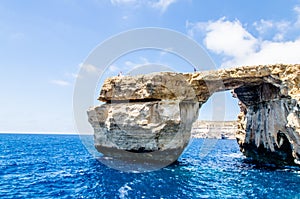 Azure Window in the island of Gozo, Malta