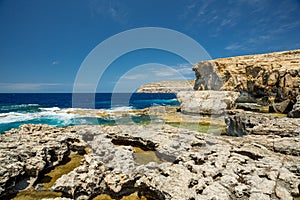 Azure window missing, Gozo, Malta