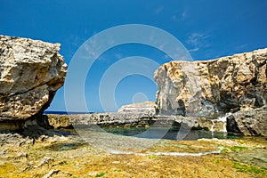 Azure window missing, Gozo, Malta