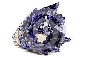 Azurite crystal cluster