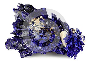 Azurite crystal cluster photo