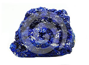 Azurite semigem geological mineral crystal