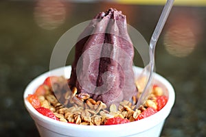 AÃÂ§aÃÂ­ com colher