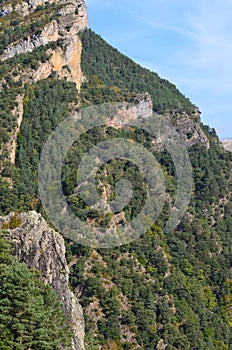 AÃ±isclo Canyon, in the Ordesa and Monte Perdido National Park, Pyrenees