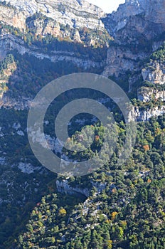 AÃ±isclo Canyon, in the Ordesa and Monte Perdido National Park, Pyrenees