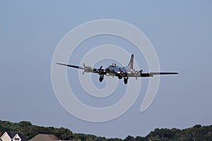 B-17 Flying Fortress coming in for a Landing