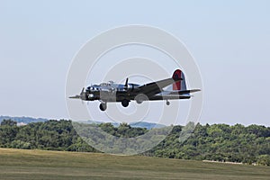 B-17 Flying Fortress coming in for a Landing