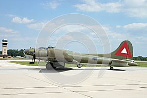 B-17 on the Runway