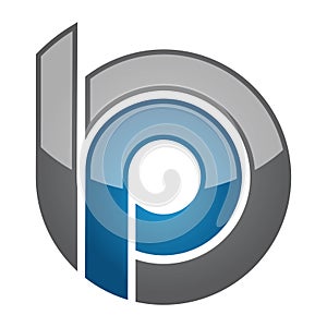 bp pb letter logo icon template photo