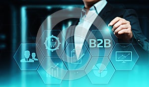 B2B Business Company Commerce Technology Marketing concept