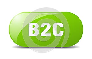 b2c button. b2c sign. key. push button.