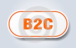 b2c sticker.